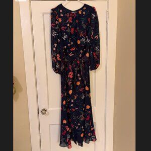 Eliza J Cascading Ruffle Maxi Dress